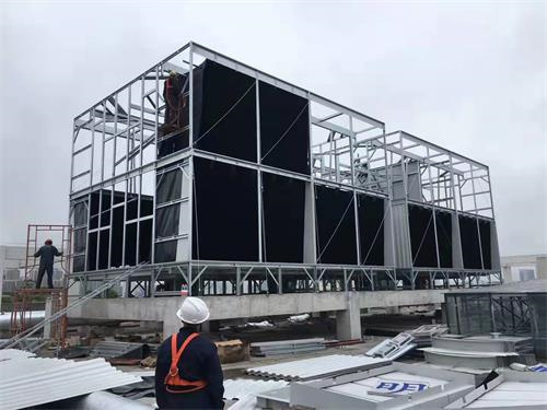 玻璃鋼冷卻塔為防止內(nèi)循環(huán)凍住都做了哪些措施(閉式