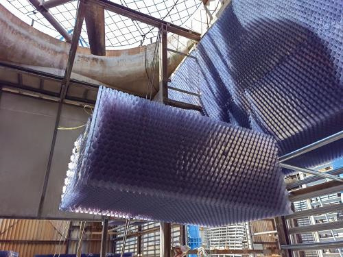 橫流冷卻塔風機設計對節能降耗具體內容(冷卻塔風機