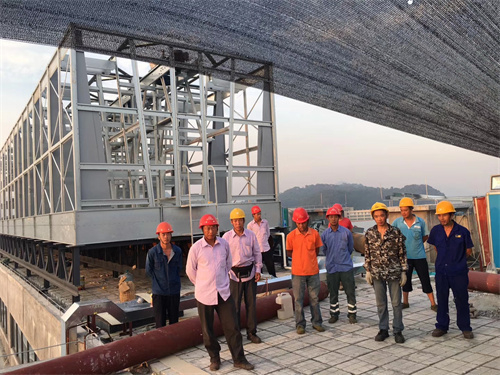 開式冷卻塔對循環水冷卻的過程(開式橫流冷卻塔)