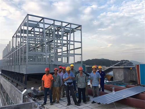 橫流冷卻塔安全操作細則需要牢記在心(橫流式冷卻塔